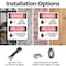 Signmission High Voltage Keep Away Bilingual Danger Sign, Plastic, 10in W x 14in L, 2PK OS-2PACK-DS-P-1014-VS-1344 - alternate 7